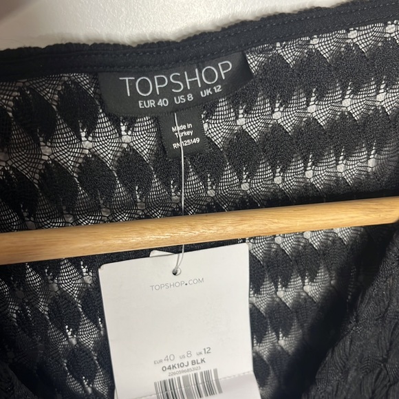 NWT top shop lace bodysuit size 8 - Picture 2 of 7